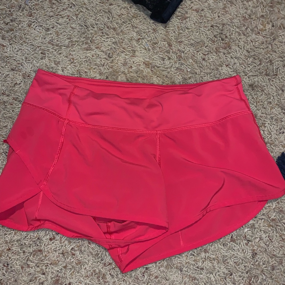 LULU PINK SPEED SHORTS